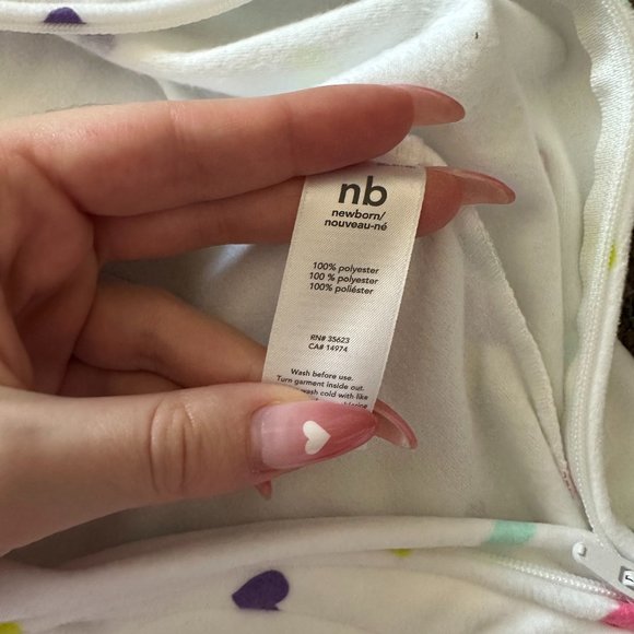 Carter's Soft Heart Onesie (Newborn) - Picture 4 of 4